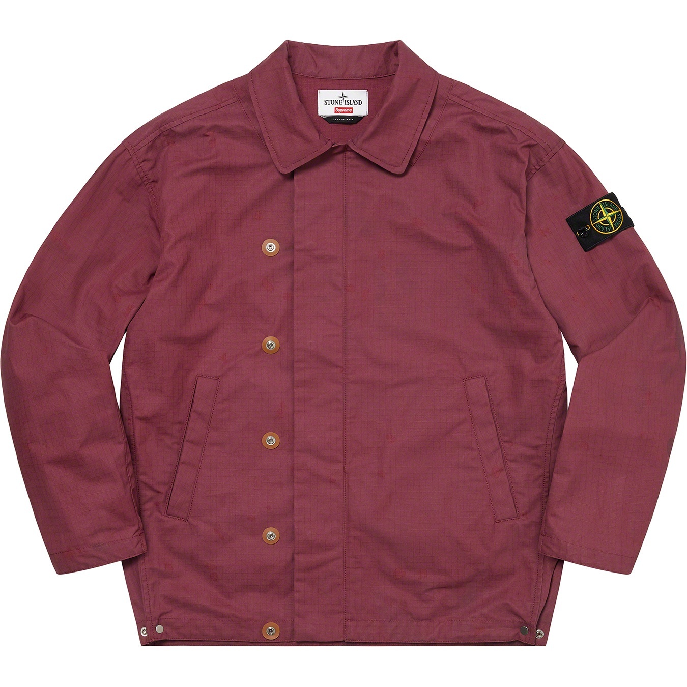 Supreme®/Stone Island® Reactive Ice Camo Ripstop Jacket view 7
